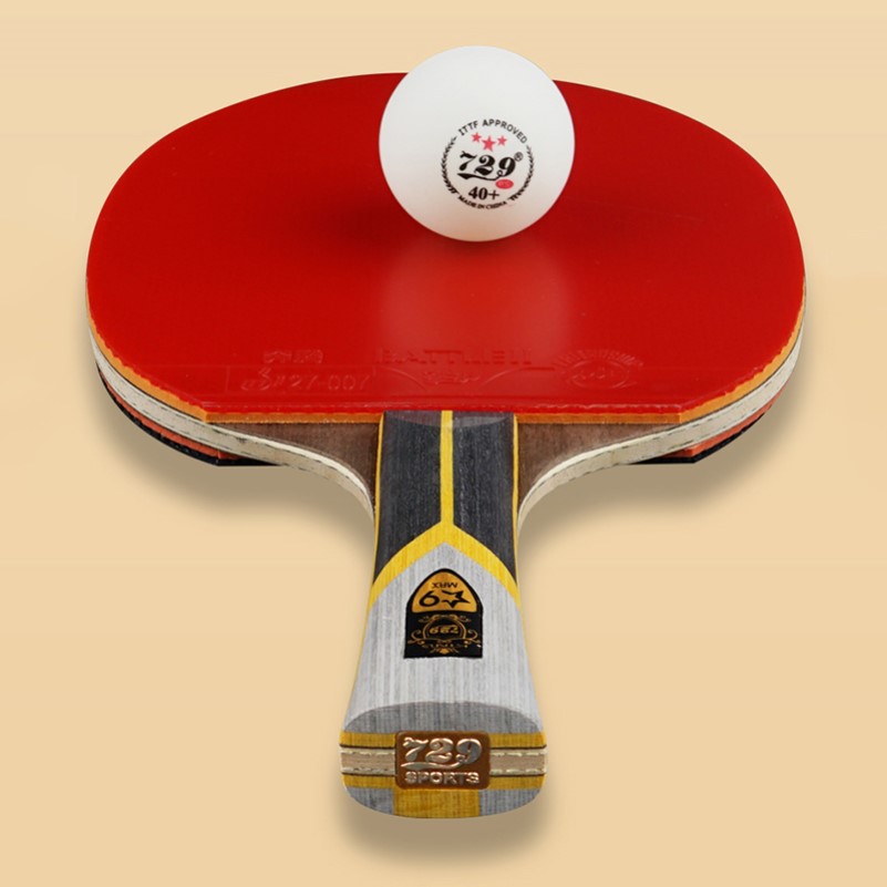 Raqueta de Ping Pong 729, raqueta de tenis de mesa ofensiva profesional King 6 7 8 9Star, paleta de Ping Pong aprobada por ITTF para intermedio
