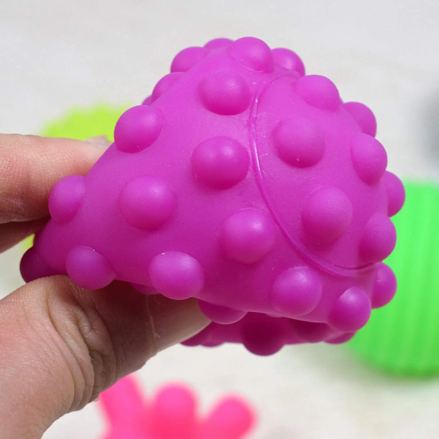 ของเล่นเด็ก Sensory Balls ชุด Textured Hand Touch จับนวด 0 12 เดือนทารกสัมผัส Senses Development ของเล่นสําหรับทารก