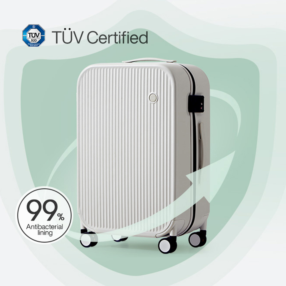 女性のためのmixi-ハードサイドローリングラゲッジ、トラベルスーツケース、スピナーホイール、tsaロック、20インチ、24インチ、26インチ、100% 個