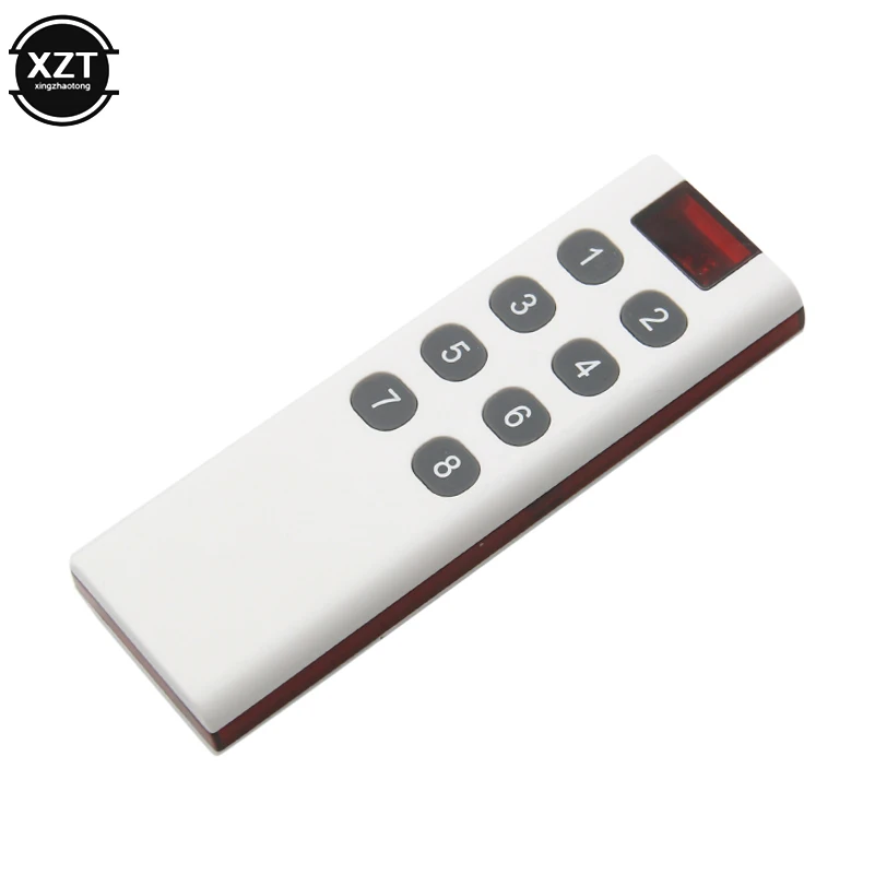 Transmisor de Control remoto Digital Universal RF433MHz, código de aprendizaje inalámbrico para interruptor remoto, 1/2/3/4/6/8/10 botones de tamaño pequeño