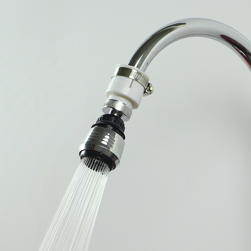 ZhangJi aireador de grifo de cocina de 360 grados 2 modos difusor de filtro de agua ajustable boquilla de ahorro de agua conector de grifo ducha