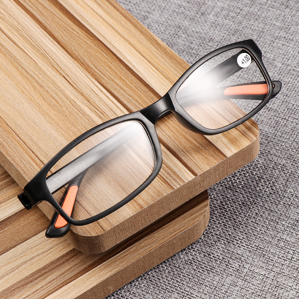 1 Máy + 1.00 ~ + 4.0 Diop Unisex Đen Mắt Linh Hoạt Kính Mắt Di Động Chăm Sóc Thị Lực Siêu Nhẹ Phóng Đại kính