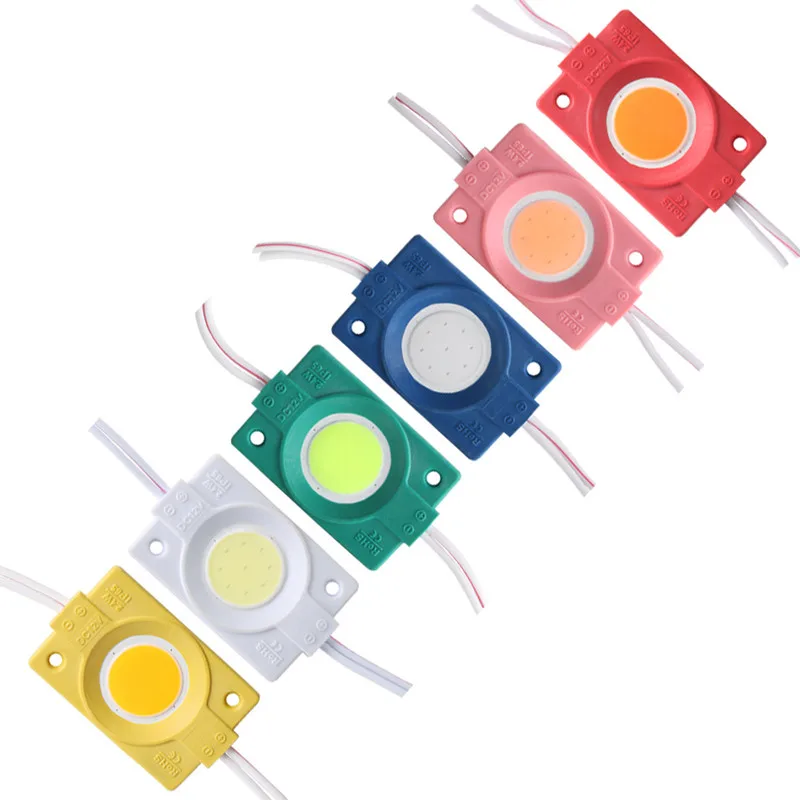 LED-Modul 12V Cob Licht Werbung Design Zeichen Hintergrund beleuchtung Shop Banner wasserdicht IP65 weiß rot grün blau gelb rosa 10 stücke