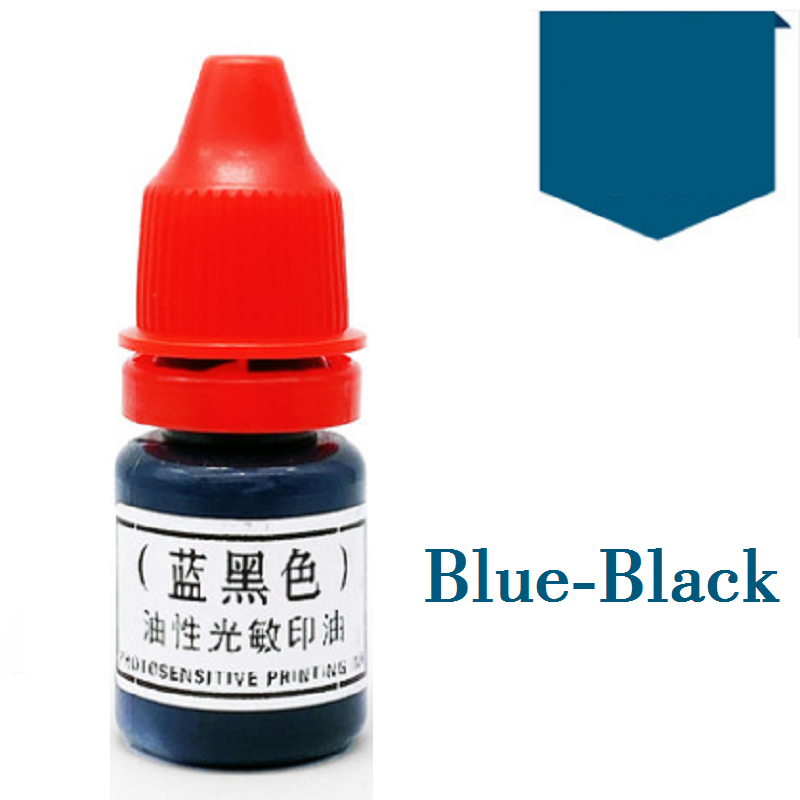 7Ml Lichtgevoelige Inkt Flash Voor Persoonlijke Naam Stempel, Heldere Kleuren, Hoge Dichtheid