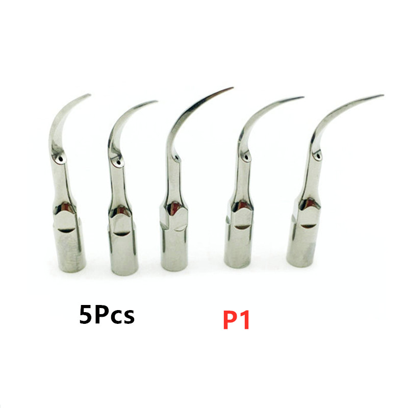 Bộ 5 Miếng P1 Siêu Âm Nha Khoa Máy Đầu Với EMS/Chim Gõ Kiến Tương Thích Hoàn Hảo Làm Trắng Răng Nha Khoa Dụng Cụ