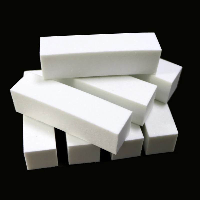 5/10/20 ชิ้นสีขาวบัฟเฟอร์ Sanding Block ไฟล์กรวดเล็บเล็บเคล็ดลับ Art เครื่องมือคุณภาพสูง DIY สําหรับนิ้วมือและเล็บเท้า