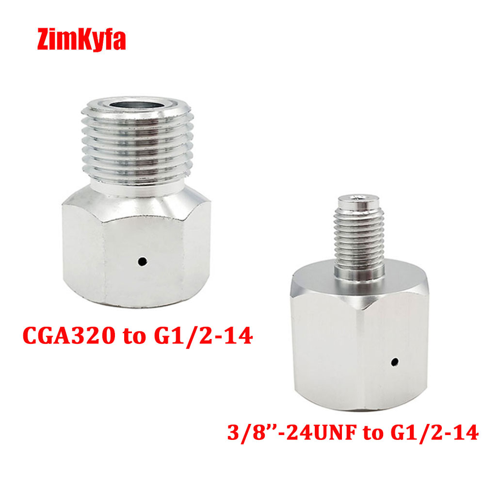 Переходник для домашнего аквариума для Sodastream Co2 бак, канистра W21.8,CGA320,3/8-24UNF 5/8-18UNF 0,825 ”-14 для 88 г/90 г