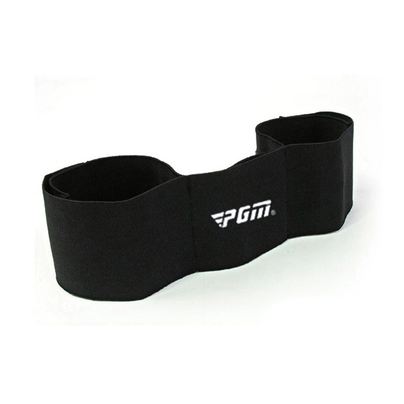 PGM ブラック練習ガイドゴルフスイングエクササイザートレーニング補助屋外ゴルフトレーニング矯正矯正アームバンドベルト JZQ005