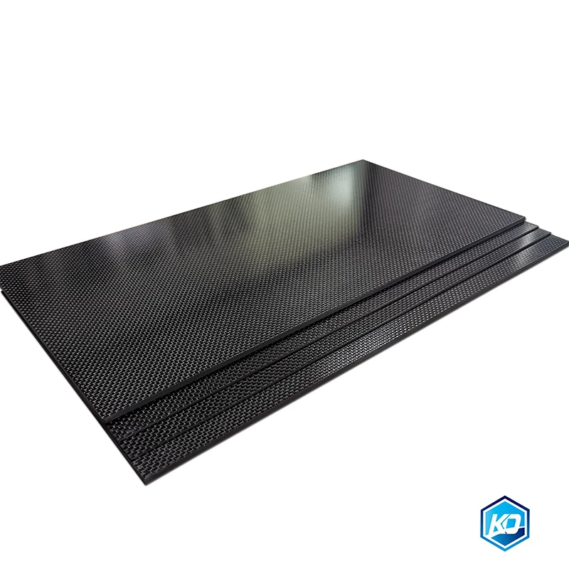 0.5-6MM 125X75 Mm 3K Đồng Bằng Mờ Bóng Miếng Carbon Bảng Điều Khiển Tờ Cao Cấp Tổng Hợp Độ Cứng Chất Liệu Chống Tia UV sợi Carbon Ban