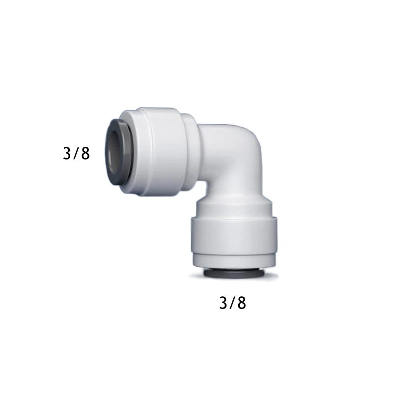 ข้อศอก 90 องศา RO น้ํา FITTING 15 ประเภทชายหญิงด้าย 1/4 3/8 POM ท่อ PE ท่อกรอง Reverse Osmosis อะไหล่