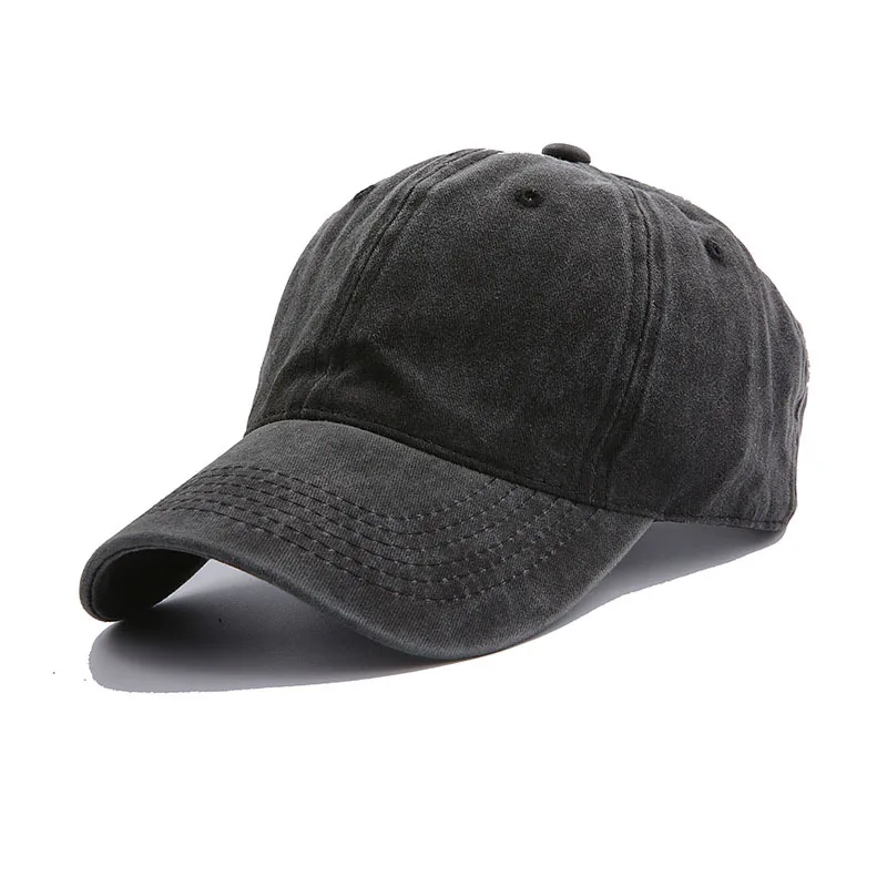 Gorra lisa de primavera y verano para mujer, gorra de béisbol con cola de caballo, sombreros de moda para hombre, gorra de béisbol de algodón para exteriores, gorra informal con visera Simple Vintag