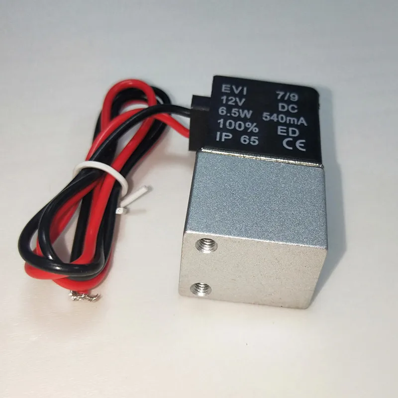 DC 12V 24V 110V 220V วาล์วขดลวดแม่เหล็กไฟฟ้า 1/4 "1/8" 2 WAY ปกติปิด Direct-acting วาล์วนิวเมติกสําหรับน้ําแก๊สร้อน