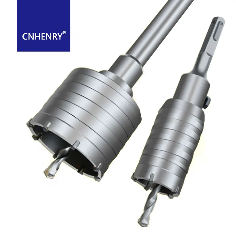 Mũi Khoan Bê Tông SDS Plus Tường Cưa Lỗ Mũi Khoan Bê Tông Lỗ Cưa Tròn Trục 30-160Mm Lỗ Cắt Bê Tông đá Xi Măng Dụng Cụ
