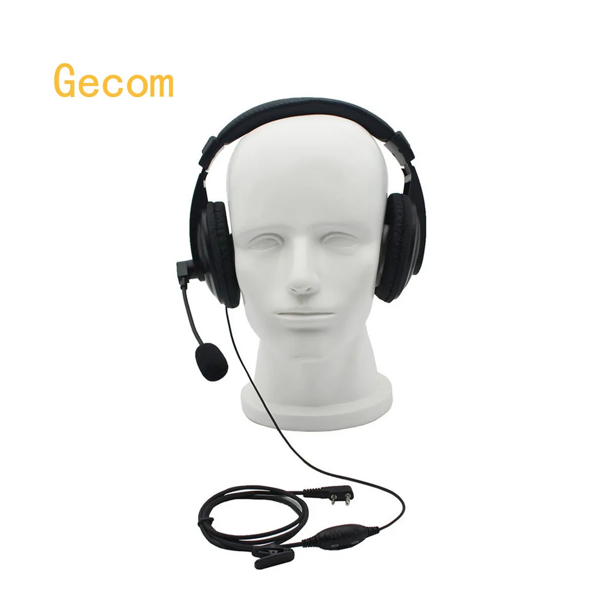 PTT VOX Earpiece Walkie Talkie Headset Radio Headphone Noise Reduction K/M Plug untuk Motorola Radio Dua Arah Walkie Talkie dengan Mikrofon