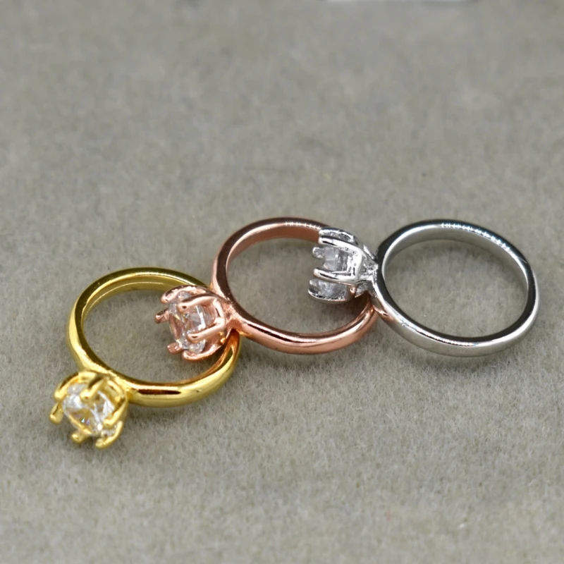 Sơ Sinh Đạo Cụ Chụp Ảnh Giả Nhẫn Đứng Kim Cương Cho Bé Chụp Ảnh Chống Đỡ Trang Sức