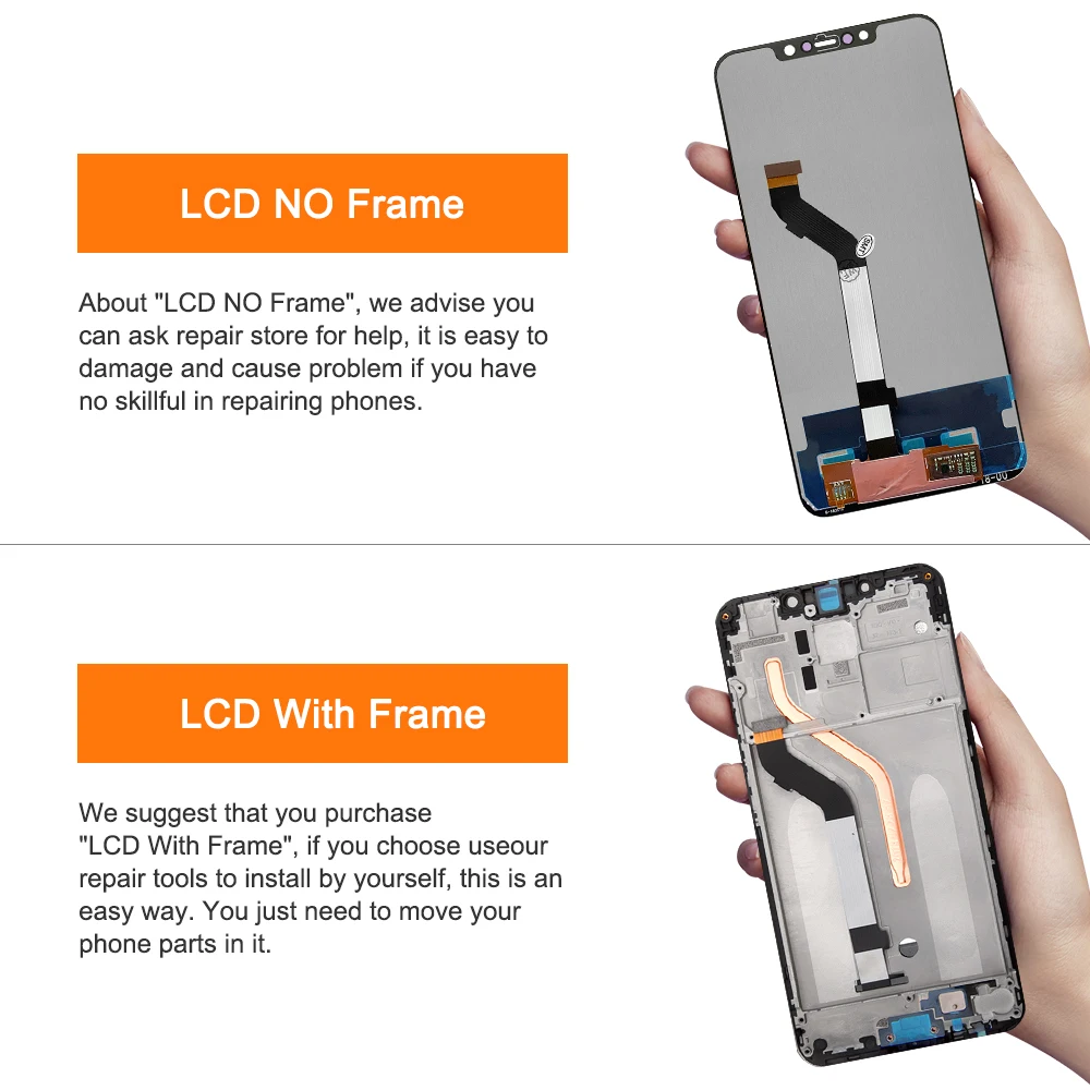 6.18 "Bildschirm für Xiaomi Poco F1 LCD Touchscreen Ersatz Digitalis ierer Baugruppe für Mi Poco phone F1 Display Ersatzteile Rahmen