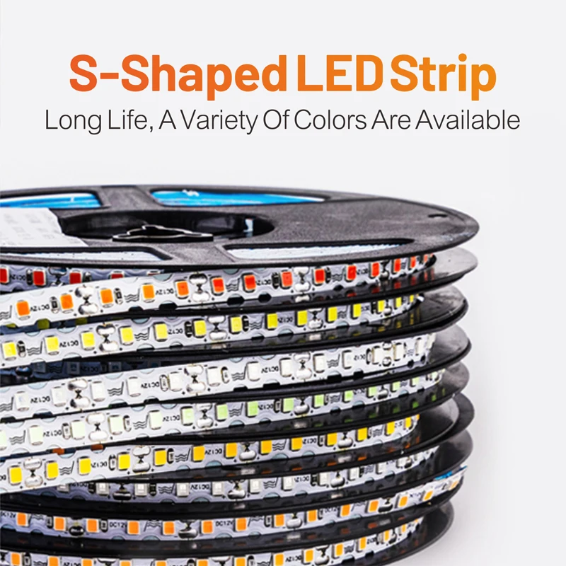 6/8mm 5M/Rolls DIY Separate Silicone Neon Strip 120Leds S-Bendable Newly Flexible Led Tape For LED Neon Sign Waterproof  IP67