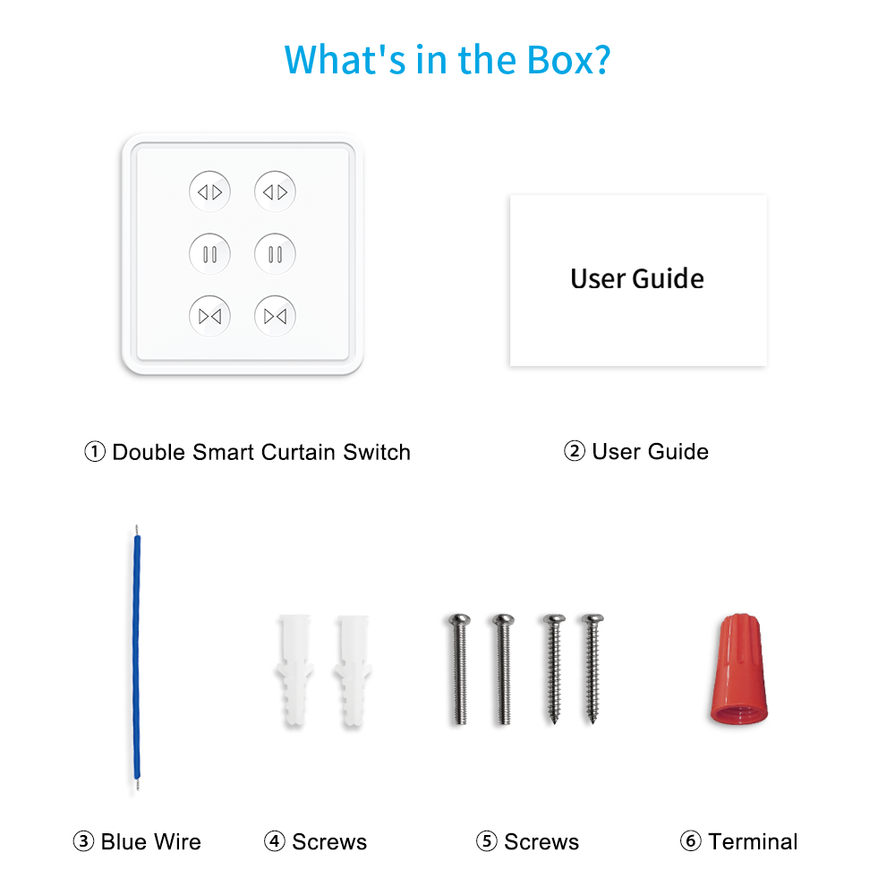 Tuya Smart Life UE WiFi doble cortina interruptor para persiana enrollable motor eléctrico Google Home Alexa Echo Control de voz DIY