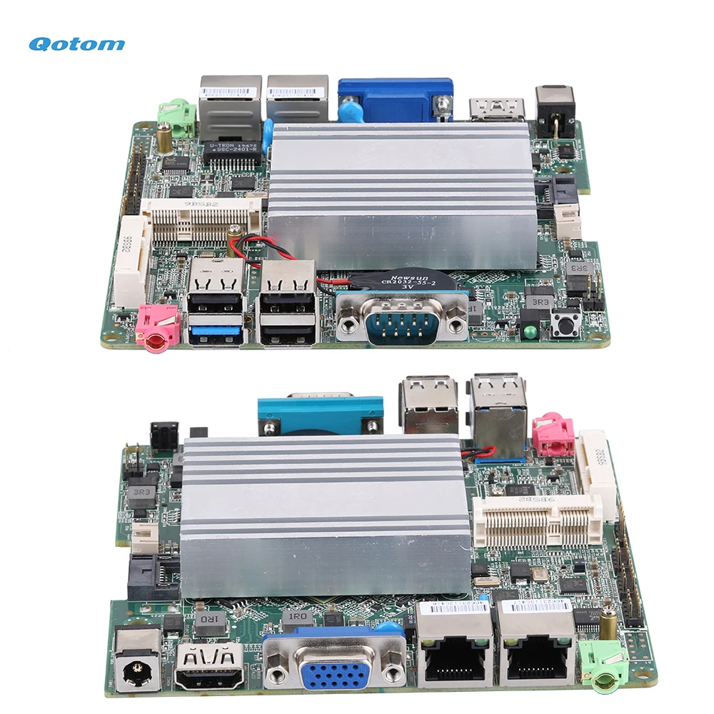 Qotom mini pc Q190S-CPU celeron j1900 quad core 2.0 ghz/ram ddr3/msata ssd/lan duplo/fanless
