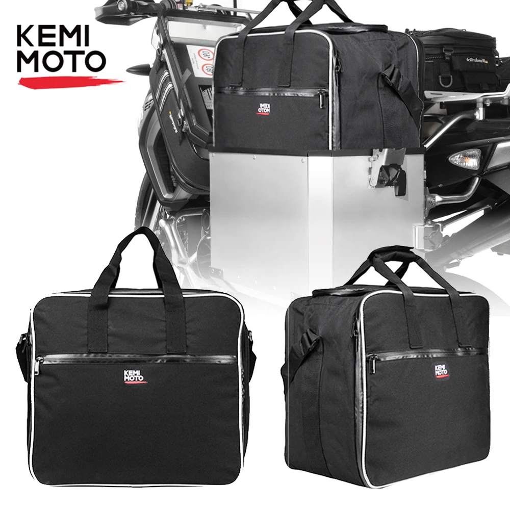 KEMiMOTO bolsas de equipaje de motocicleta para BMW R1200GS Adv bolsas interiores negras R 1200 GS Adventure refrigerado por agua 2013-2017