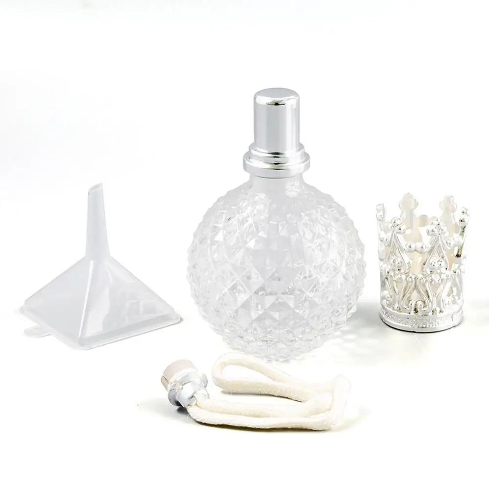 100Ml Trắng Xúc Tác Hương Thơm Đèn Dứa Hoa Khuếch Tán Tinh Dầu Thơm Tân Chai Thủy Tinh Đèn Bộ