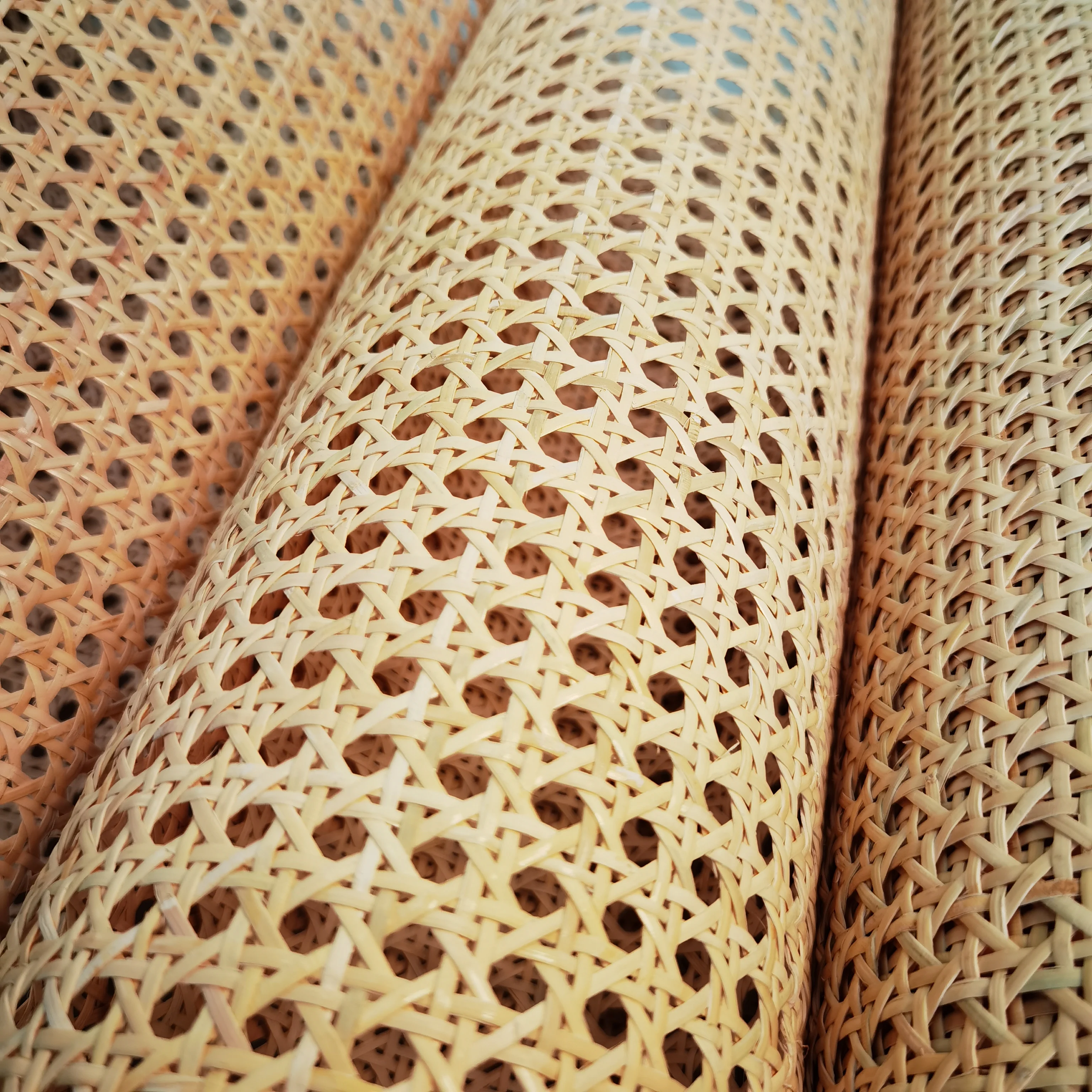 30CM/40CM/45CM/50CM/55CM X 1 Meter Natural Cane Webbing Sheet Real Rattan Webbing Roll Chair Table Background Furniture Material