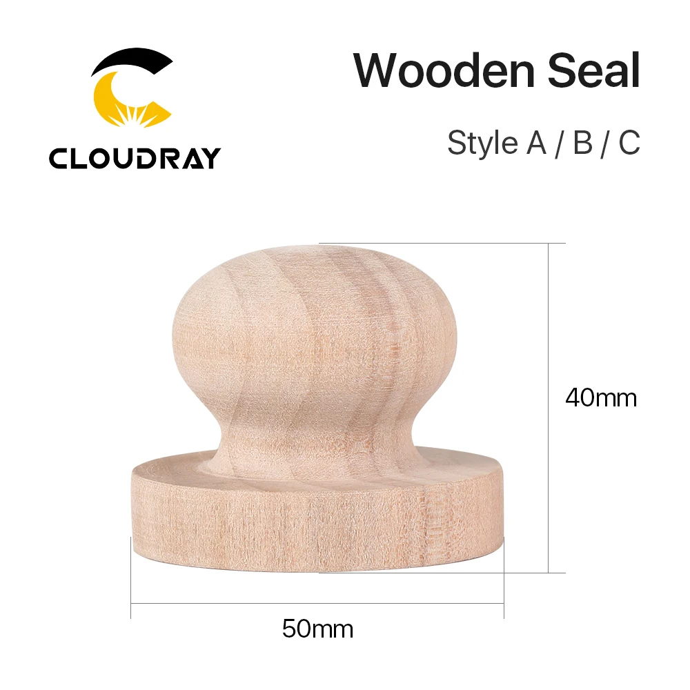 Cloudray Tự Làm Dấu Gỗ Chữ Khắc Laser Chất Liệu Gỗ Tem Cho Co2 Khắc Laser Máy DIY Tặng Phụ Kiện