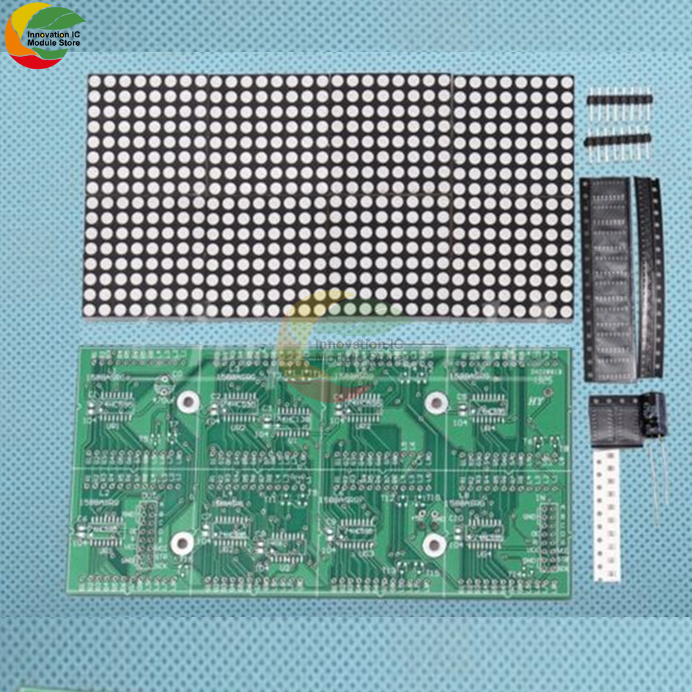 16x32 Dot Matrix Rot und Grün Dual Farbe Control LED Display Modul DIY Kit Geeignet für Arduino, STM32, MSP430, PIC, DIY Kit