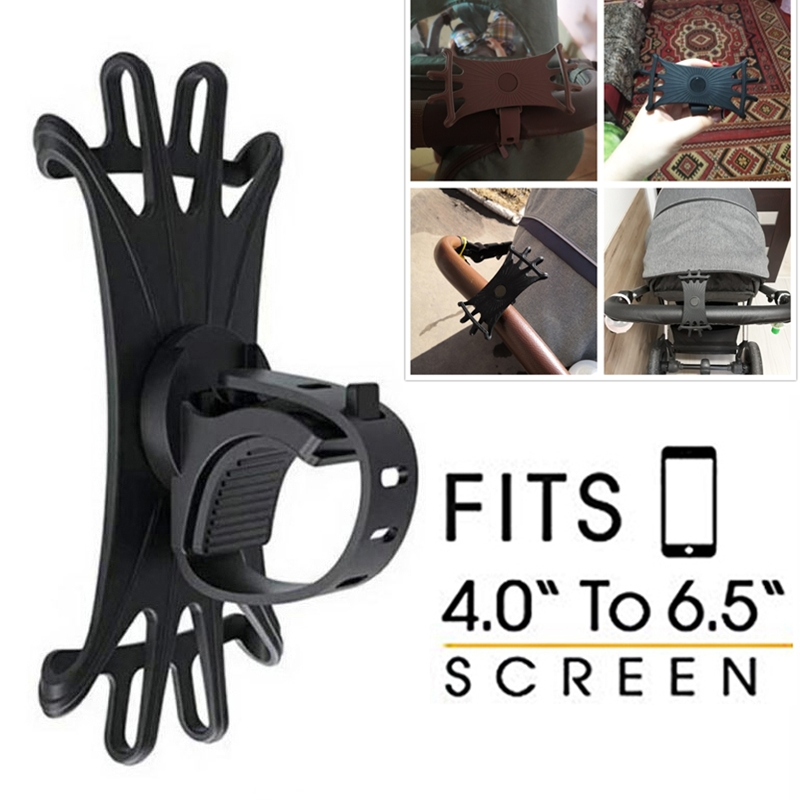Baby Kinderwagen Zubehör Handy Halter Rack Universal 360-Drehbare Baby Kinderwagen Warenkorb Telefon Halter Für iPhone GPS Gerät