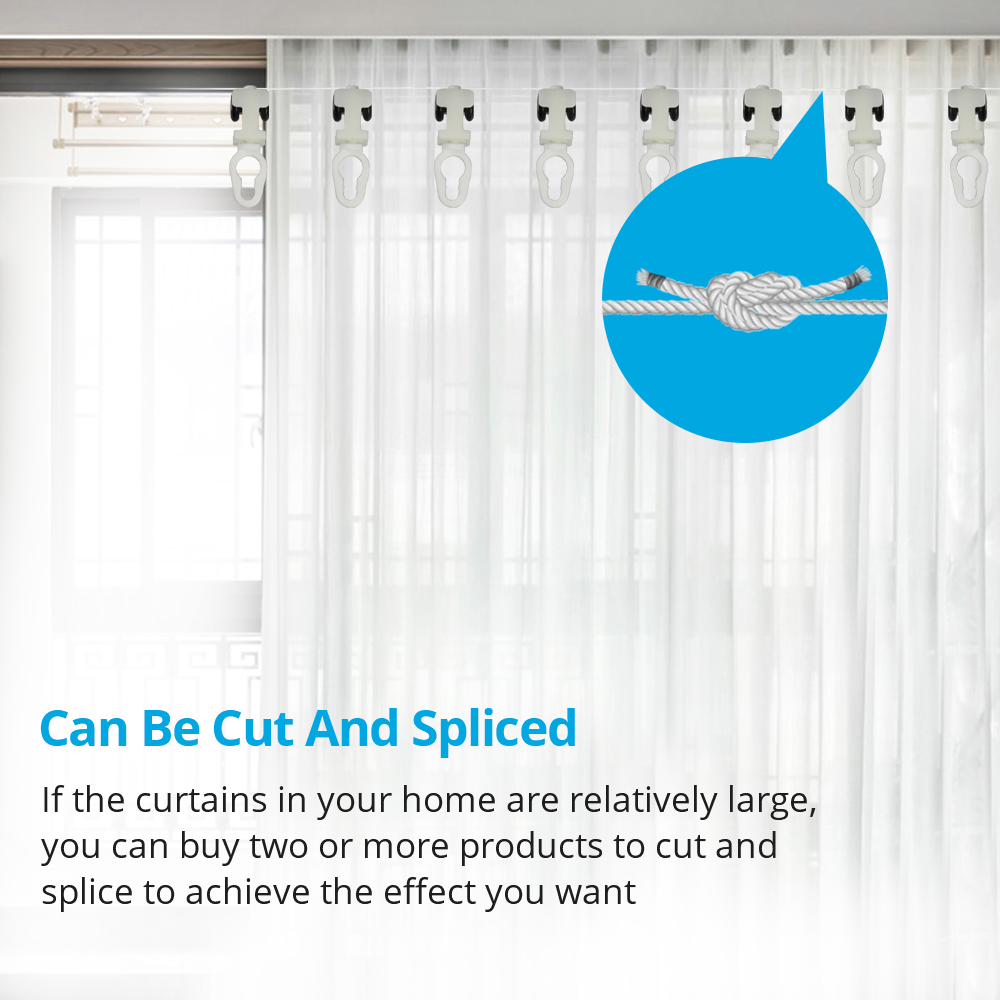 Móc Khóa Zemismart Điện Màn Cho S Gấp Gọn Rèm Cửa Loài Rắn Băng Màn 6Cm 8Cm