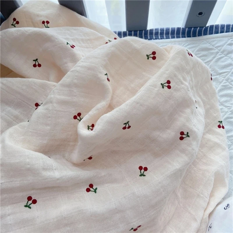 Coperte in mussola di cotone per fasciatoio per neonati Accessori per neonati Coperta per neonati Coperta per fasciatoio Asciugamano da bagno in garza morbida