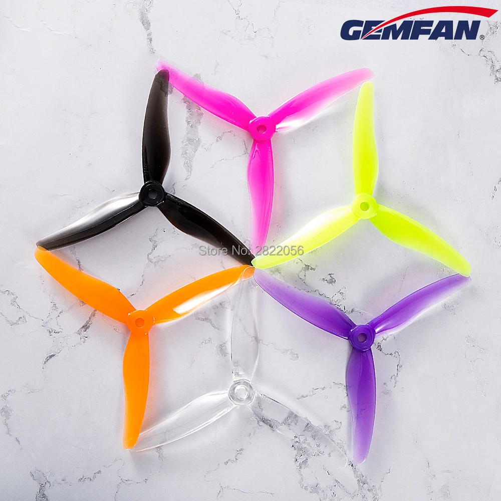 4/2 Đôi Gemfan 51433 5Inch 3 Lưỡi Dao/Trị Lưỡi Cánh Quạt CW CCW Không Chổi Than động Cơ FPV Cánh Quạt Cho FPV Máy Bay Không Người Lái