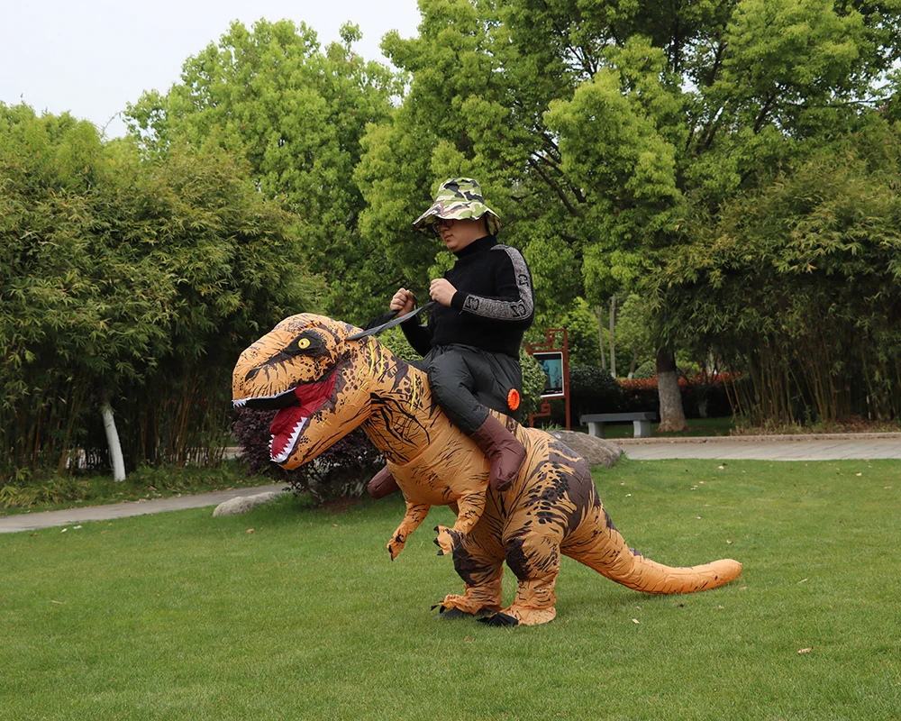 T-REX モンスターインフレータブル衣装爆破コスプレ恐竜服カーニバルハロウィンクリスマスドレス男性女性パーティーショー