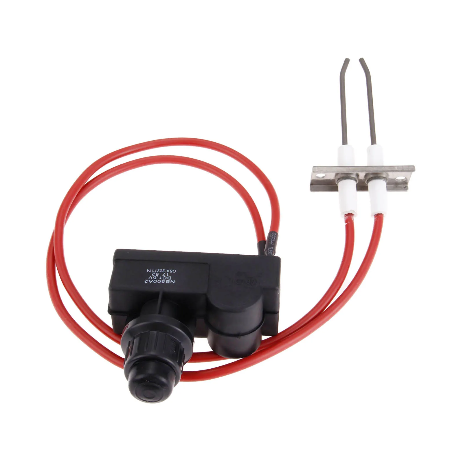 Kit de botón de encendido electrónico Universal, doble encendido para calentador de Gas y agua de parrilla de barbacoa, Char-Broil