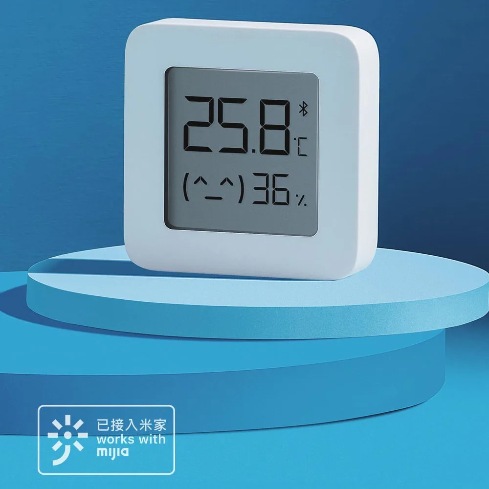 XIAOMI Mijia Bluetooth Termómetro 2 Inalámbrico Inteligente Eléctrico Digital Higrómetro Termómetro Funciona con Batería