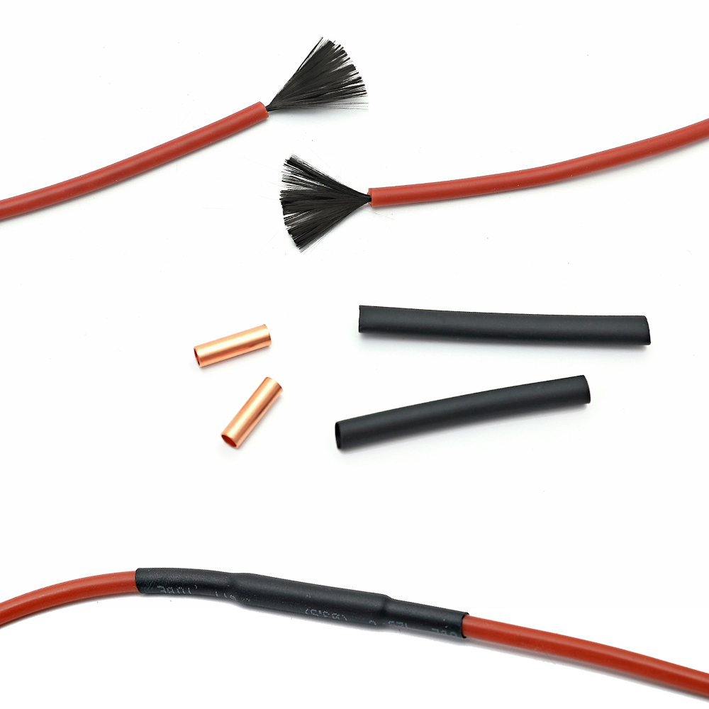 Нагревательные Кабели из силиконовой резины, 10 м, 12 к, 33 Ом/м, силикагель, углеродное волокно, 220 В, 150 Вт, фитинги для обогрева дома и фермы