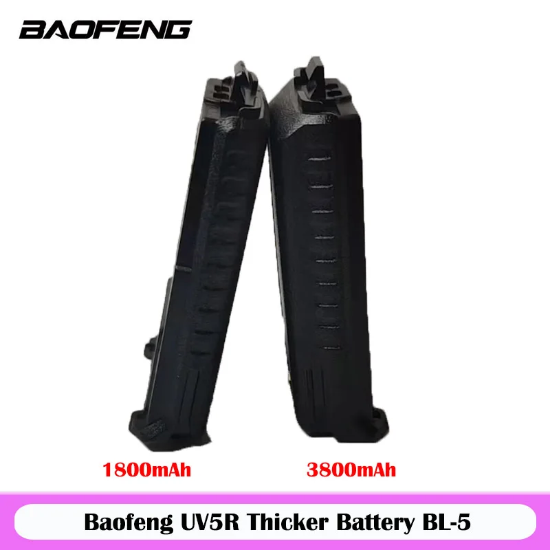 BAOFENG-UV-5R Аккумулятор, совместимый с Pofung UV5R UV-5RE DM-5R Plus Плюс BF-F8 RT5, аккумуляторная батарея, 1800 мАч, 3800 мАч
