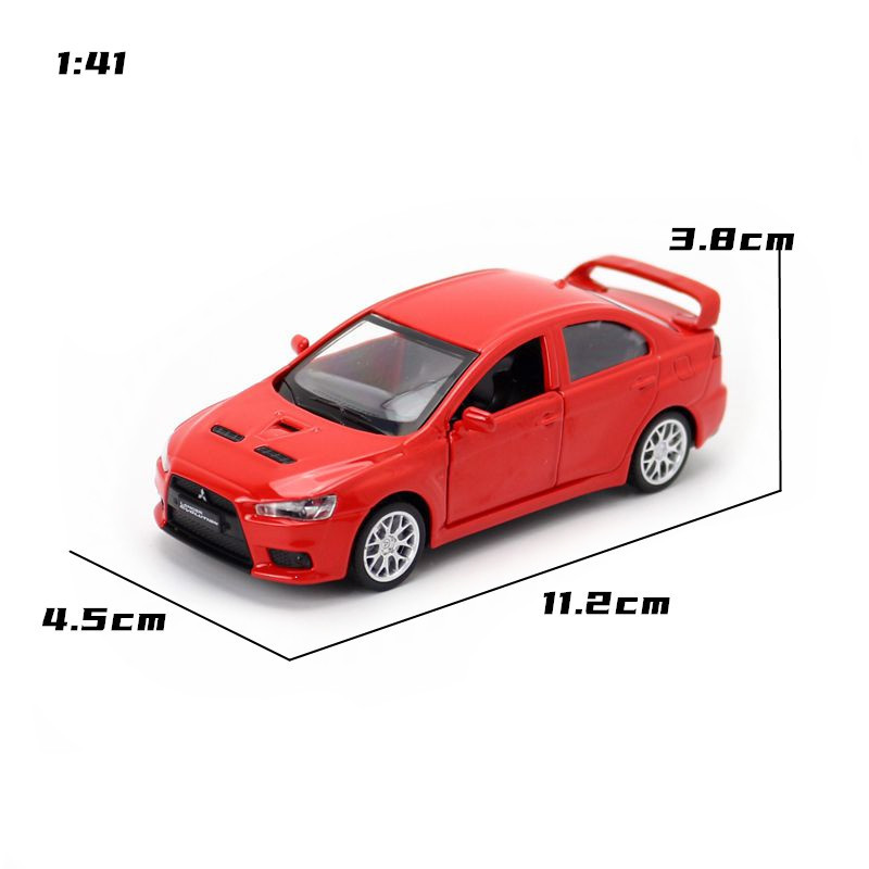 1:41 литая под давлением модель автомобиля Lancer Ex из сплава Caipo с откатной спинкой