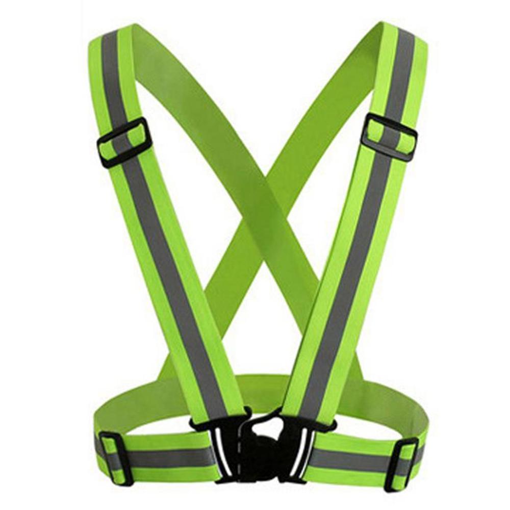 Neue Highlight Reflektierende Gurte Nacht Lauf Reiten Kleidung Weste Einstellbare Sicherheits Weste Elastische Band Für Erwachsene und Kinder