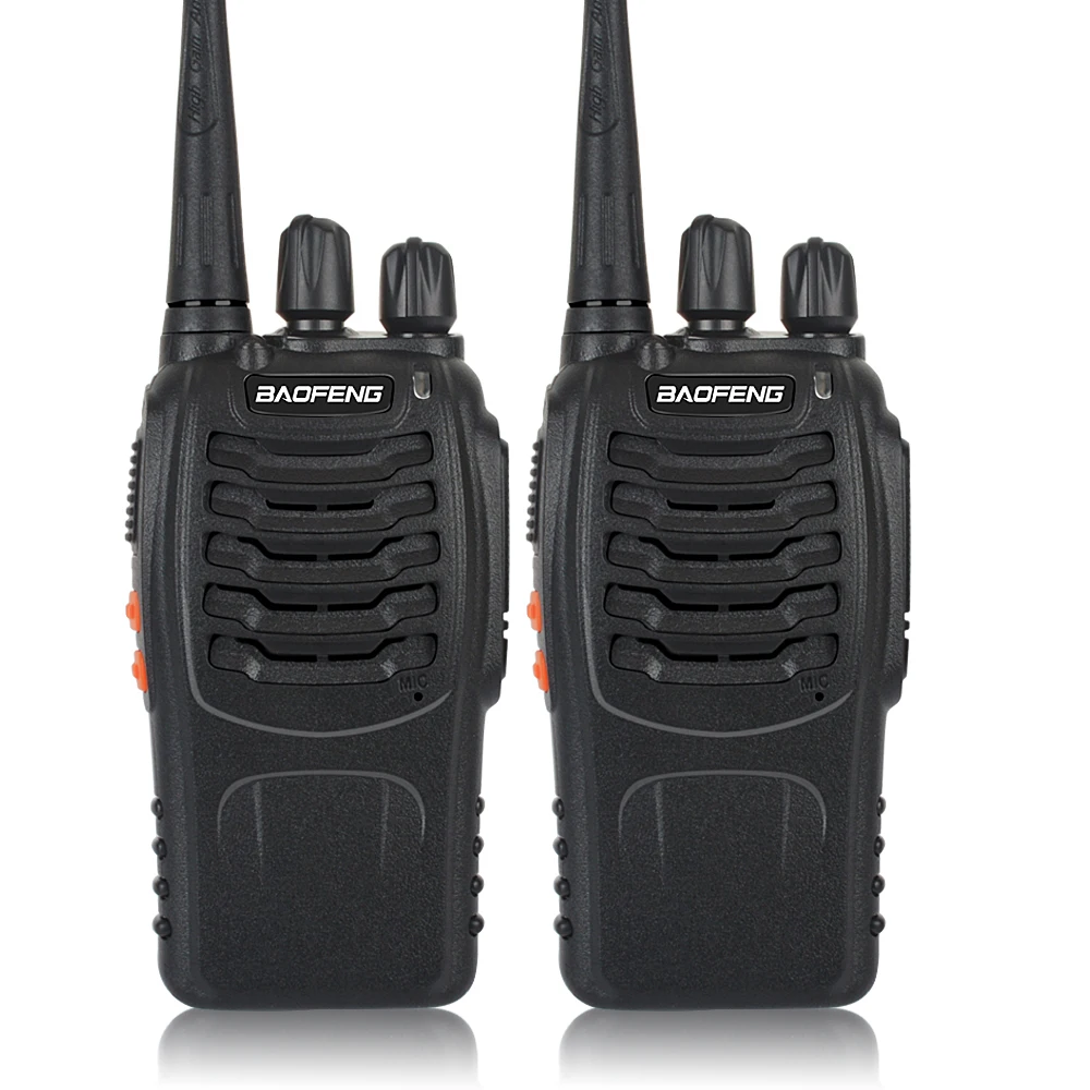 2 pçs/lote Frete grátis walkie talkie baofeng bf-888s UHF baofeng presunto amador VOX rádio 888s 400-470MHz 16CH com fone de ouvido