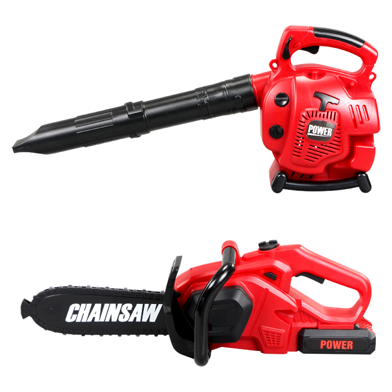 New Maintenance Tools Electric Saw Lawn Blower Lawn Mower Simulation Maintenance Tools Pretend To Play With Garden Boy Toys Gift