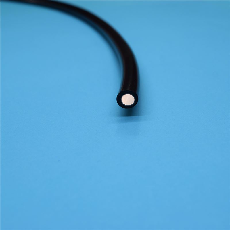 5mx plástico preto pmma final brilho cabo de fibra óptica luz iluminação decoração diâmetro interno 1mm/2mm/3mm/5mm/6mm