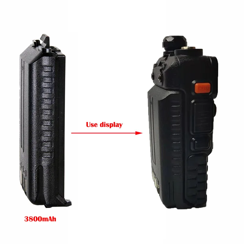 BAOFENG-UV-5R Аккумулятор, совместимый с Pofung UV5R UV-5RE DM-5R Plus Плюс BF-F8 RT5, аккумуляторная батарея, 1800 мАч, 3800 мАч