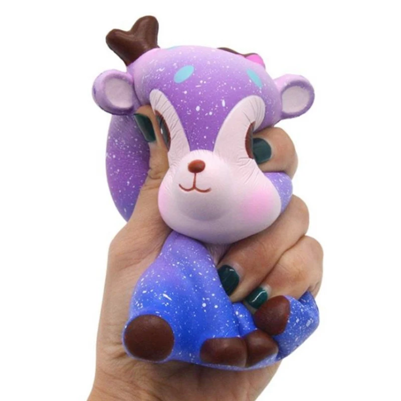 Kawaii หมีบิสกิตบีบ Squishy กวางจัมโบ้ Unicorn Cat ช้า Rising Cream ความเครียดบรรเทาของเล่นสําหรับเด็กทารก