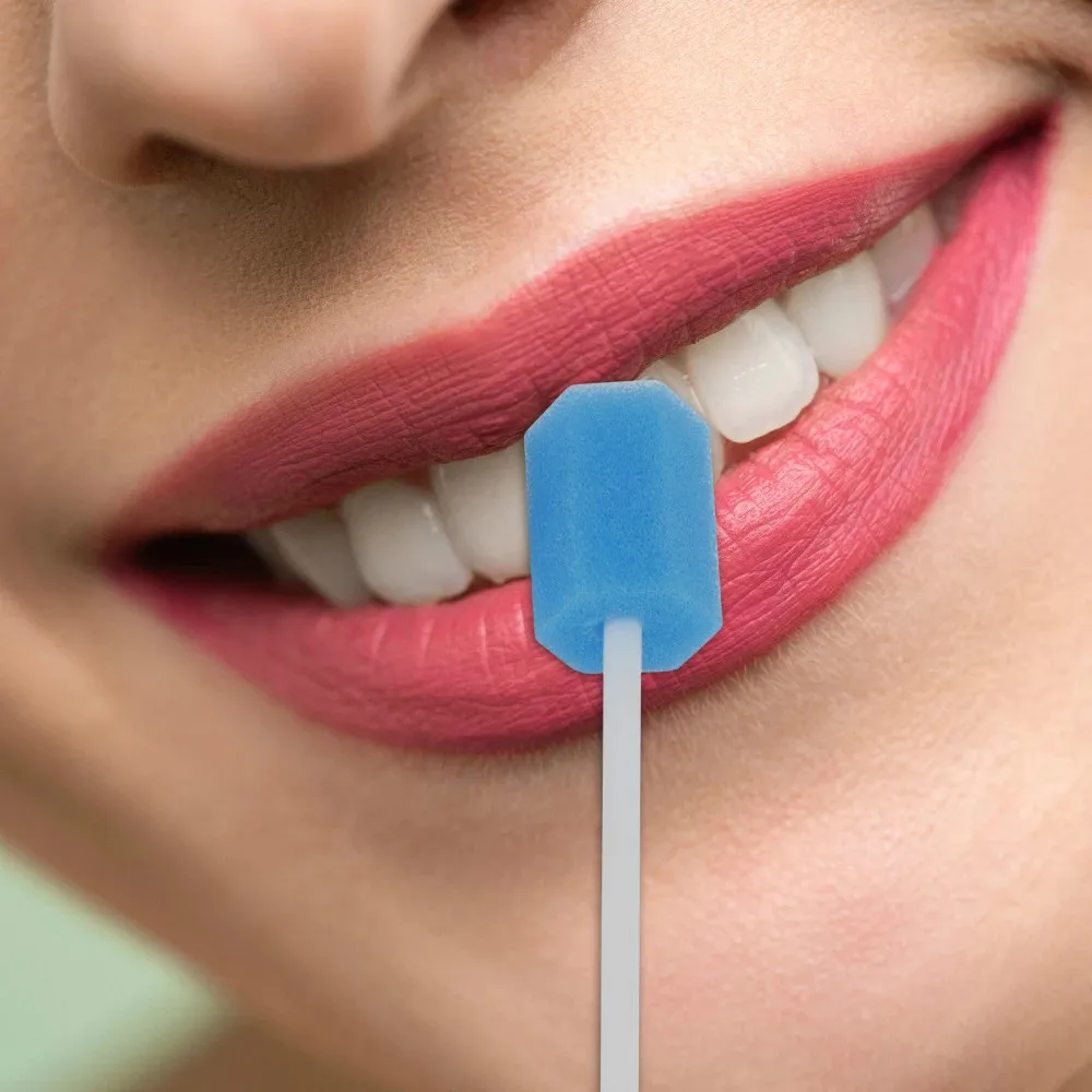 100 Cái/túi Dùng Một Lần Chăm Sóc Răng Miệng Tăm Bông Đầu Miệng Xốp Đầu Nha Khoa Swabstick Răng Miệng Y Tế Sử Dụng Chăm Sóc Răng Miệng Cho Nhà Cửa Vệ Sinh dụng Cụ