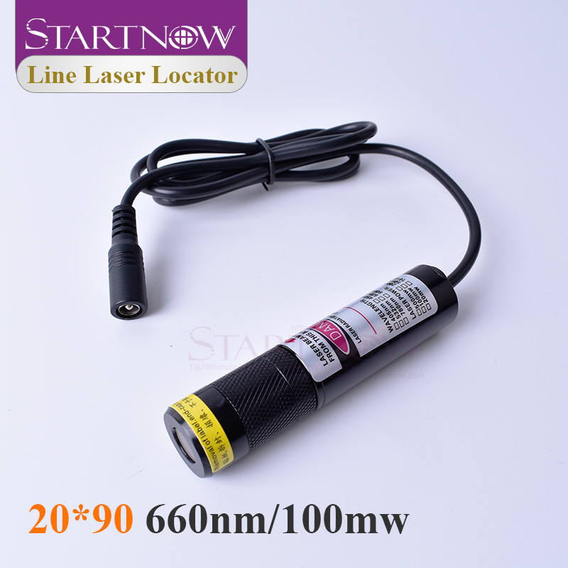 Localizzatore di linea rossa 635nm 10mw Localizzatore di moduli laser a infrarossi Posizionamento di linea laser rosso 660nm per macchina da taglio per pietra per la lavorazione del legno
