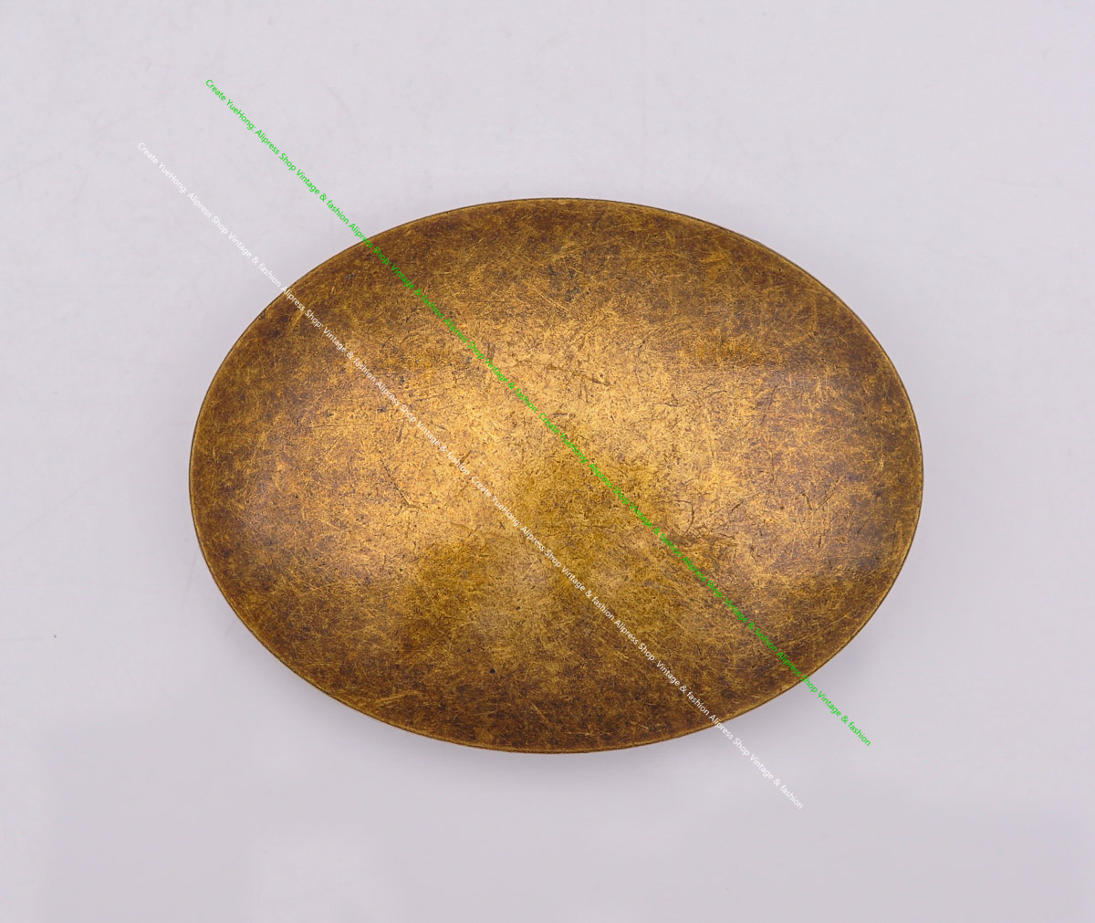 Starke Antike Messing Metall Oval Western Leathercraft Jeans Gürtel Schnalle Ersatz Fit 40mm