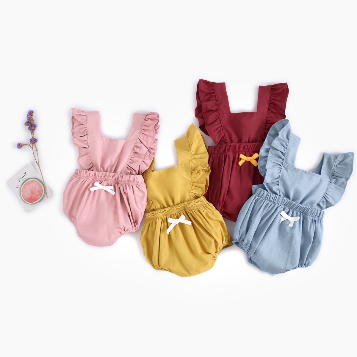 Sanlutoz Công Chúa Cho Bé Gái Bodysuits Bé Gái Cotton Quần Áo Cho Bé Sơ Sinh Dễ Thương Mùa Hè Bodysuit Cho Bé Gái