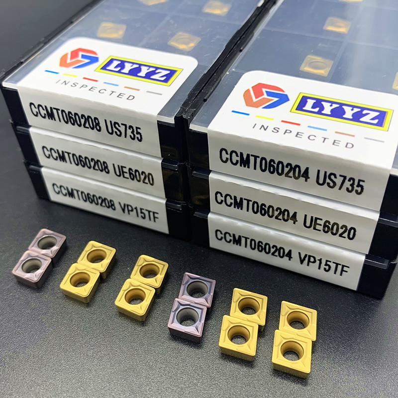 10 pezzi CCMT 060204   CCMT 060208   VP15TF UE6020 US735 utensile per fresatura tonda interna CCMT 060204   Utensile per fresatura utensile per tornio a lama CNC