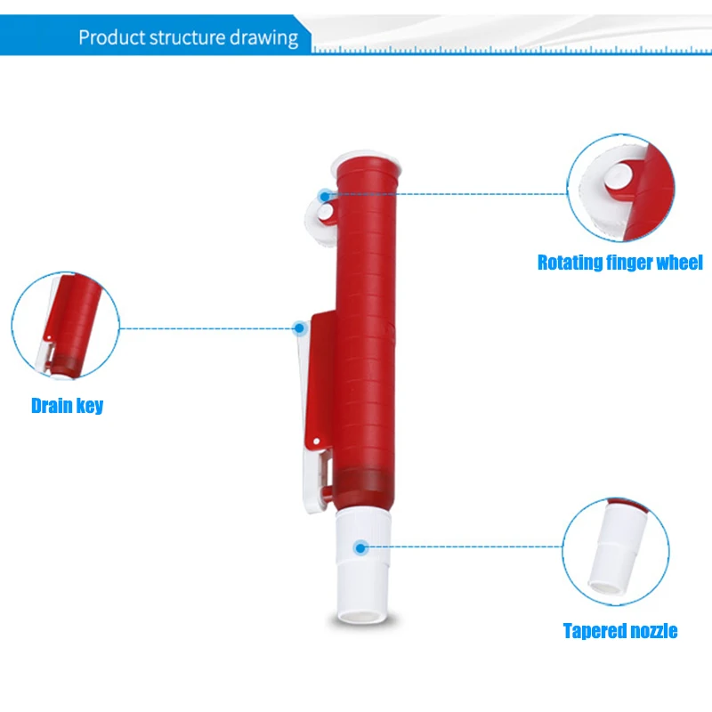 Pipettor Đơn Kênh Tập Micro Pipet Phòng Chuyển Pipet Cho Phòng Thí Nghiệm 2Ml 10Ml 25Ml PUO88